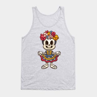 Mexican Catrina Tank Top